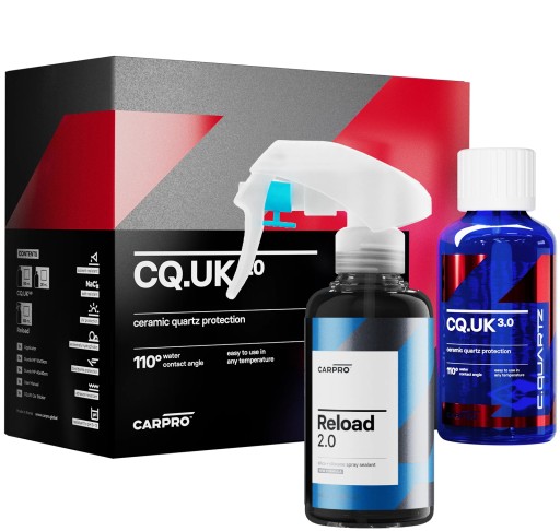 CarPro CQuartz UK Edition 3.0 кварцове покриття 30 мл + Reload 100 мл