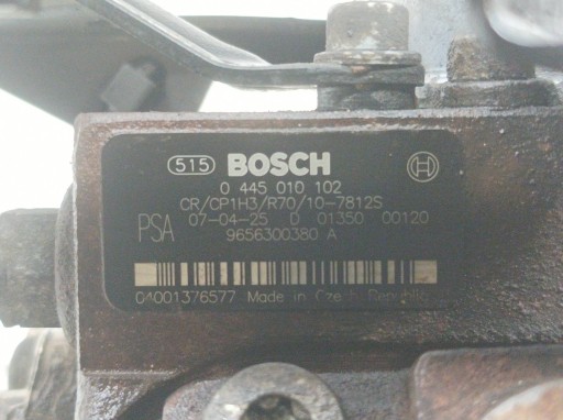 Einspritzpumpe 0445010102 9656300380A 1.6 HDI Peugeot Partner und (1996-08)