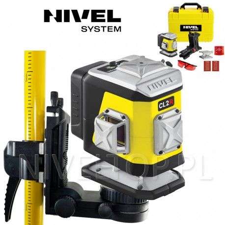 ZK0150 - Cl2r багаторазовий лазерний перехрестя (2 x 360°) + гвинтовий розширювальний стовп lp-36