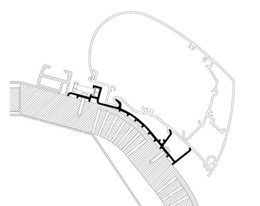 TH307254 - Адаптер для тента крыша кемпер Thule Carthago Chic