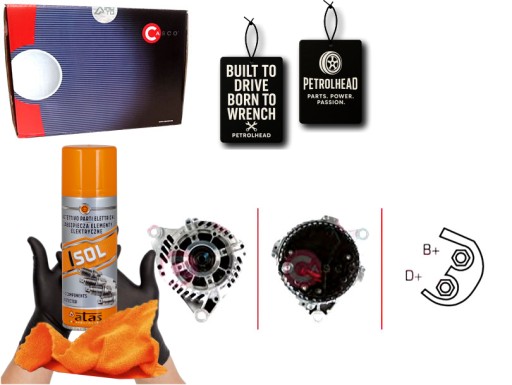 CASCAL15149AS#ECS-PCP+K - Каско генератора 9621308580 57051k 570500 5705hj #petrolhead pro+ kit4