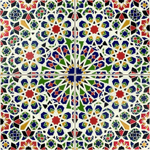 Kúpeľňové obklady Marocké nástenné dekorácie 20x20 Rôzne vzory - Mattullah