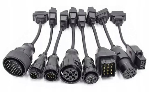 НАБОР АДАПТЕРОВ OBD2 ДЛЯ ГРУЗОВЫХ ГРУЗОВИКОВ DELPHI MULTIDIAG DS150.