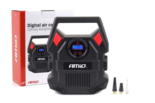 Автомобільний компресор цифровий 12V 10bar LCD LED