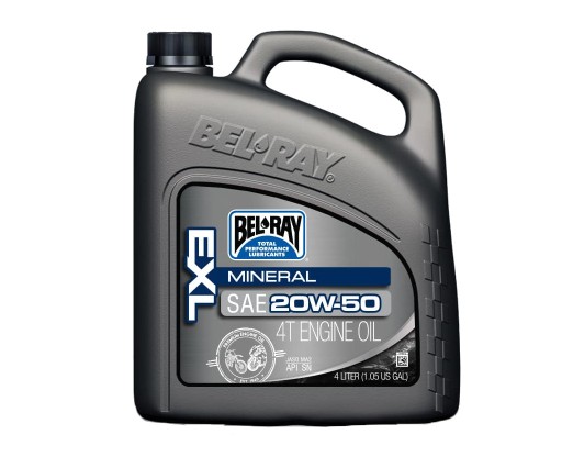 МІНЕРАЛЬНЕ МАСЛО BEL - RAY EXL 4T 20W-50 4L