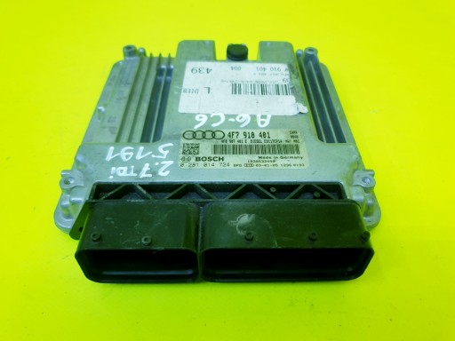 4F7910401 0281014724 - Комп'ютер ecu контролер двигуна audi a6 c6 2.7 tdi