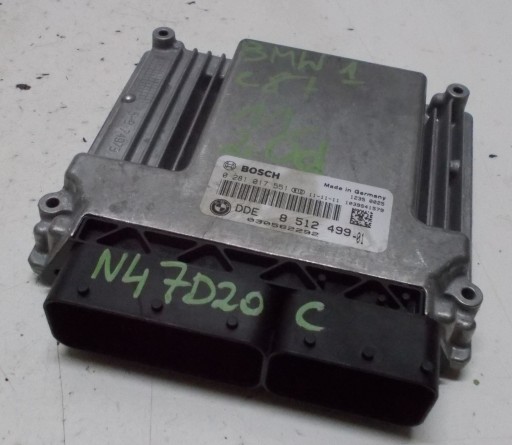 BMW E87 2.0 D 11R control unit computer of the engine 8512499