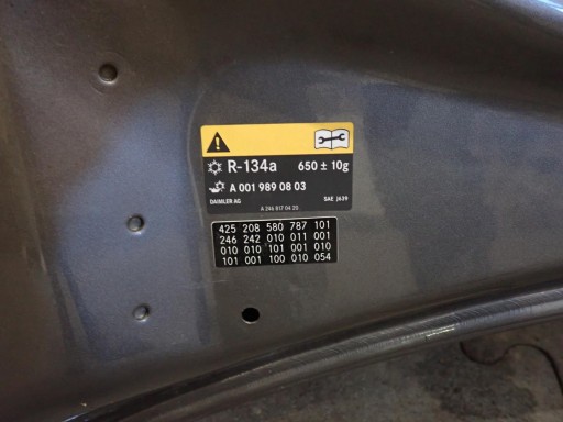 bonnet MERCEDES B-KLASA W246 2011-2018