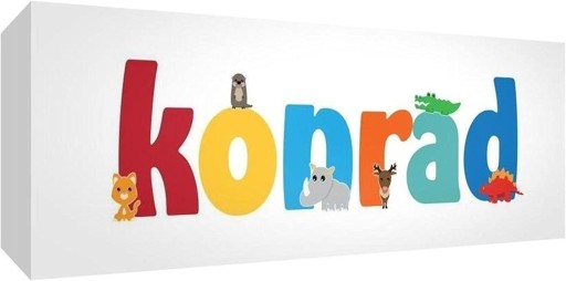 ТАБЛИЧКА З ІМЕНЕМ КОНРАД ДЛЯ ДИТИНИ, ДЕКР