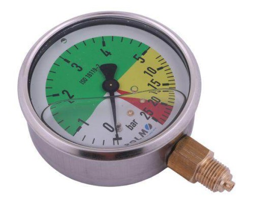 O8504-O8504 - Гліцериновий Манометр M80 0-5 / 25 Бар Різьба G1 / 4