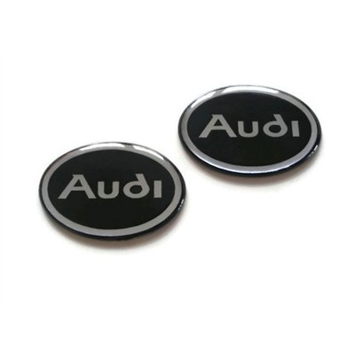 Emblém pečiatka logo Audi na blatník 53x35mm 2ks