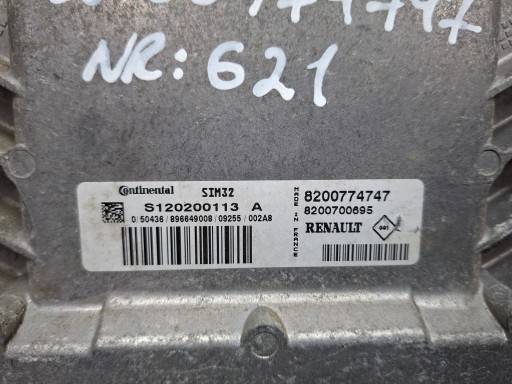 control unit of the engine S120200113 8200774747 8200700695 RENAULT TWINGO II 1.2 and