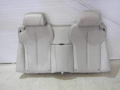 BMW 6 F12 CABRIO OPARCIE KANAPY Kopfstützen Leder ELFENBEINWEISS 52207280328