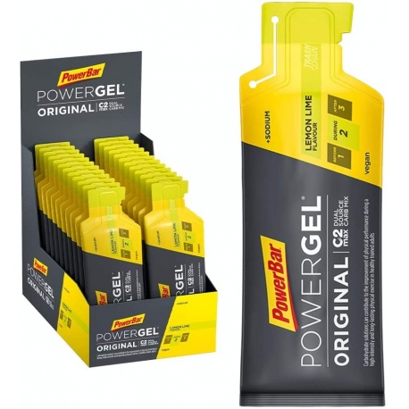 Енергетичний гель PowerBar саше енергетичний гель powerbar зі смаком лайма 41 мл 984 г 24 шт.