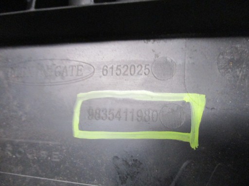 cover cover below bumper front PEUGEOT 308 III T10 9835411980