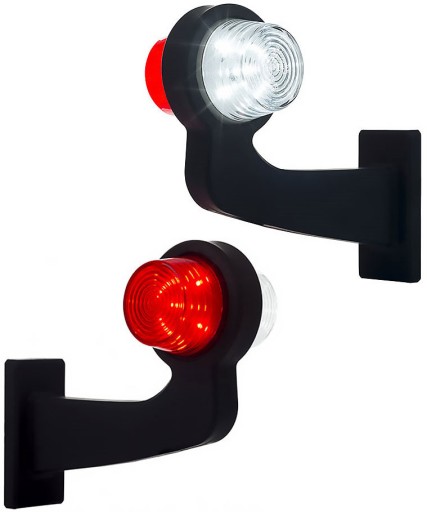 LD2587/LP/K - СВІТЛОДІОДНИЙ ГАБАРИТНИЙ ЛІХТАР БІЛИЙ ЧЕРВОНИЙ ЗЛАМАНИЙ КОМПЛЕКТ