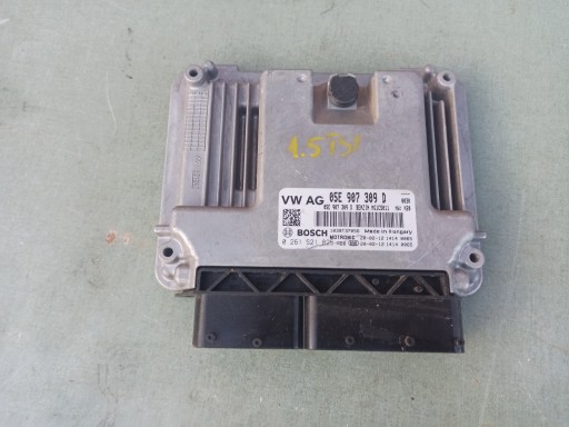 23/20 - Контроллер компьютера двигателя 1.5tsi skoda 05e907309d