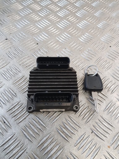 control unit of the engine + key 16250009 OPEL ZAFIRA A 1.6 16V