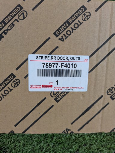NAKLEJKA door right rear part TOYOTA C-HR and 16- NR.8