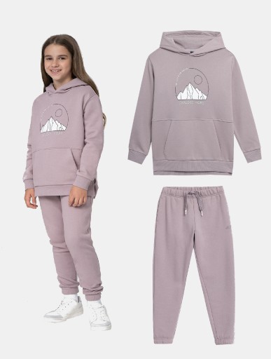 4F СВІТШОТ ДЛЯ ДІВЧАЧИ КОМПЛЕКТ БРЮКИ СВІТШОТ