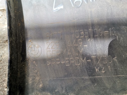 moulding threshold left BMW E60 E61 5177-7033759