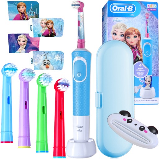Elektrická zubná kefka pre deti Oral-B Vitality Kids Frozen Set