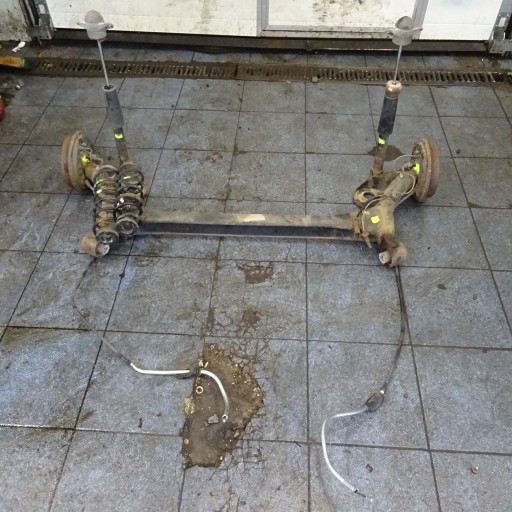 01 - Skoda fabia 2 ii универсал балка заднего моста