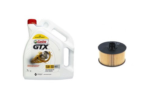 OE666/3 - КОМПЛЕКТ МАСЛЯНОГО МАСЛА + ФИЛЬТР RENAULT CAPTUR TCE