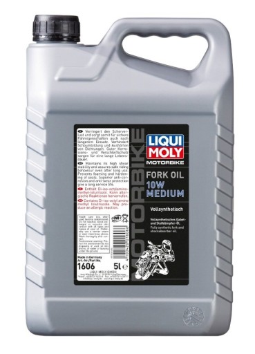 LIQUI RACING FORK OIL 10W MEDIUM 5L (МОТОЦИКЛОВЫЙ АССОРТИМЕНТ)