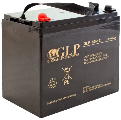 Акумуляторна батарея agm vrla glp 80ah 12v glp80-12 glp80 блок живлення ups піч