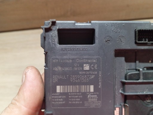 player KARTY ignition + KARTA RENAULT TRAFIC III 16R 285906872R