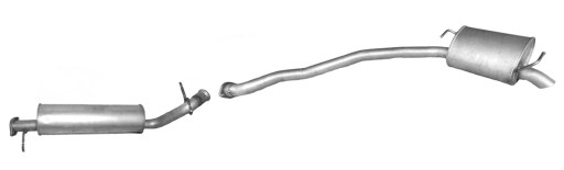 LAND ROVER RANGE ROVER 2.5 TDI ГЛУШИТЕЛЬ ГЛУШИТЕЛИ