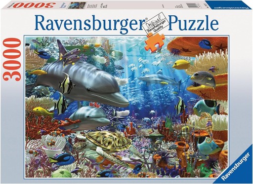 Ravensburger 3000 EL. Delfín ŽIVOT POD VODOU