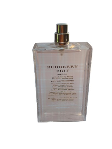 burberry brit sheer woda toaletowa 100 ml  tester 