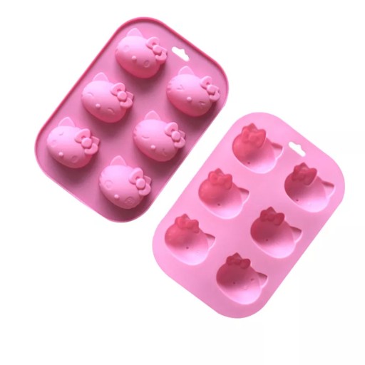 Силіконова форма для мила hello kitty kitty cat x6