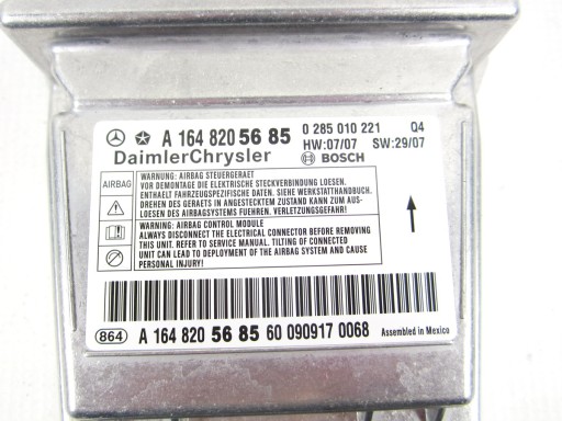 Sensor module airbag Mercedes W251 R-klasa