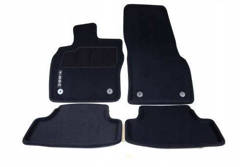 ВЕЛЮРОВІ КИЛИМКИ СПЕРЕДУ І ЗЗАДУ VW T-ROC TROC ОРИГІНАЛ