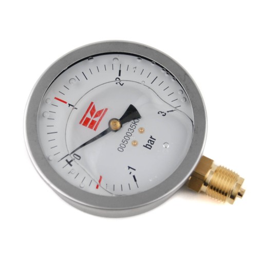 0050035KR - Манометр fi-100 с глицерином -1 / +3 бар барреля