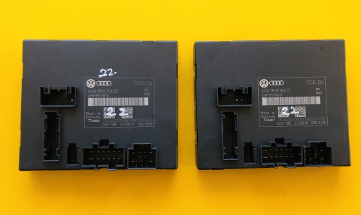 МОДУЛЬ ВОДІЙ СИДІННЯ VW TOUAREG 7P 4H0959760D