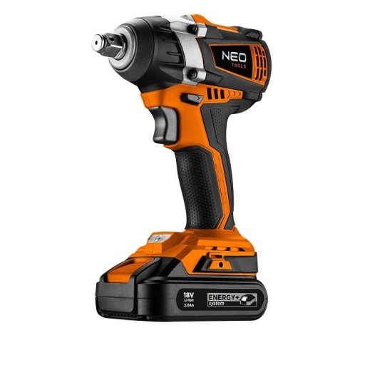 АККУМУЛЯТОРНЫЙ КЛЮЧ 2*18 В, 2,0 Ач, НАБОР НАСАДОК 1/2 ДЮЙМА