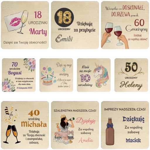 Дерев'яний магніт Jajmax Подарунок з яйцем 7 х 7 см