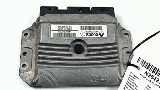 Computer DES MOTORS ECU 8200509516 RENAULT KANGOO II