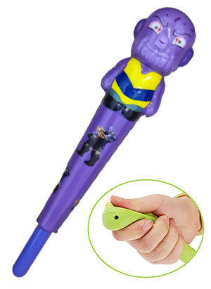 perá THANOS tenkopisy STLÁČACIA HRAČKA avengers SUPER HERO HNISKY pre chlapca