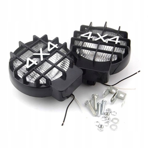 6935465276377 - 1X 5,5 дюймів 4X4 круглі позашляхові галогенні фари білого кольору