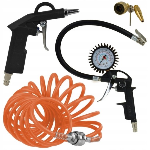 НАБІР ПОКАСОВОГО ПІСТОЛЕТУ З 6 ЧАСТИН.