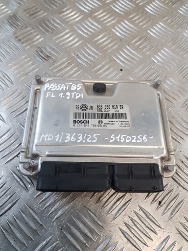 Bedienteil DES MOTORS VW PASSAT B5 LIFT 1.9TDI 038906019ER 0281010704 EUROPA
