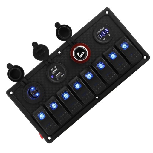 5287374589948580395 - Панель управління 8-позиційна панель перемикачів роз'єм USB