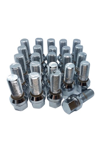 Гвинти 14x1. 5 для колісних дисків обертовий конус 28 мм - 20 шт.