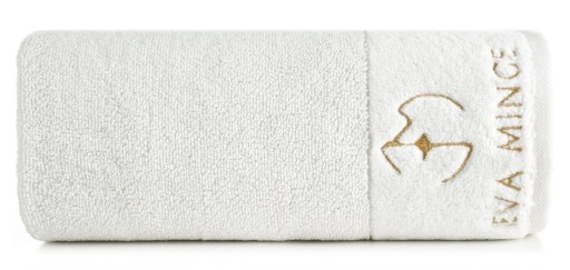 Ręcznik bawełniany kąpielowy premium Eva Minge Gaja 70x140 krem
