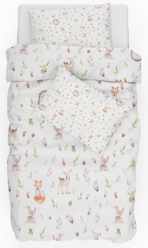 Комплект постільної білизни MATone 90 х 120 см різнокольоровий